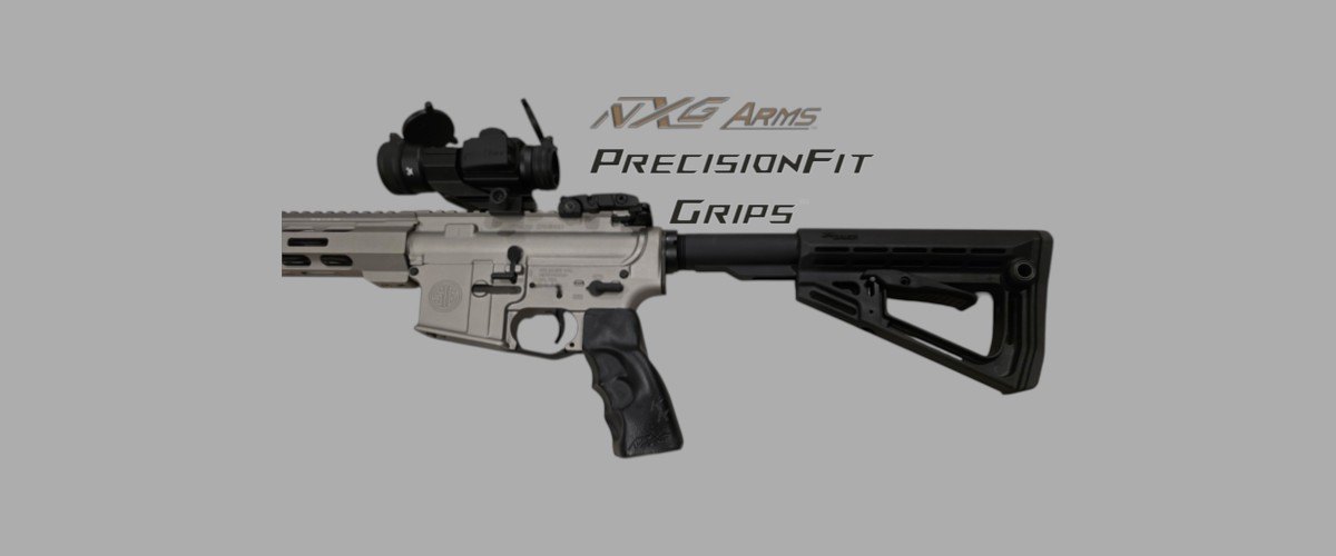 PrecisionFit grip on AR carbine