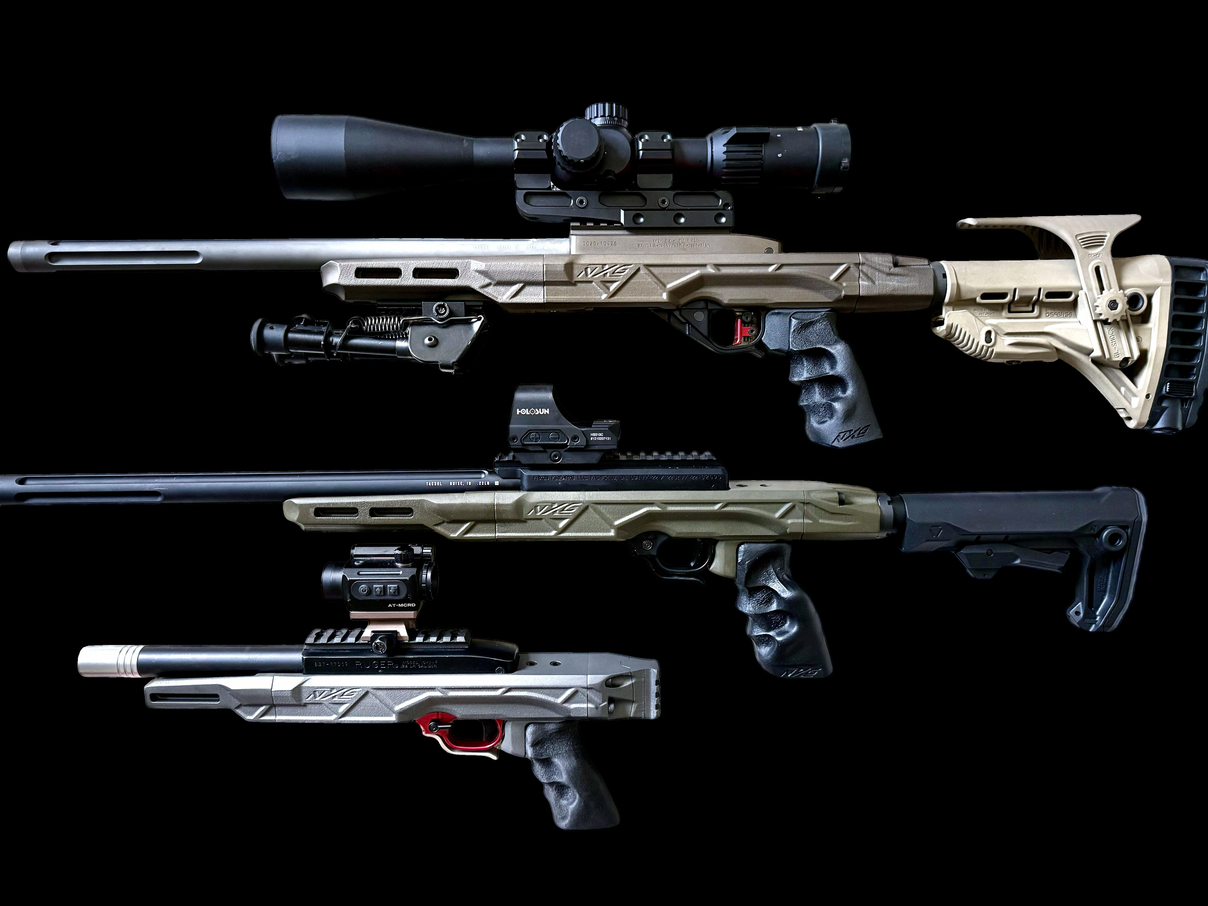 ARES 10/22 chassis builds